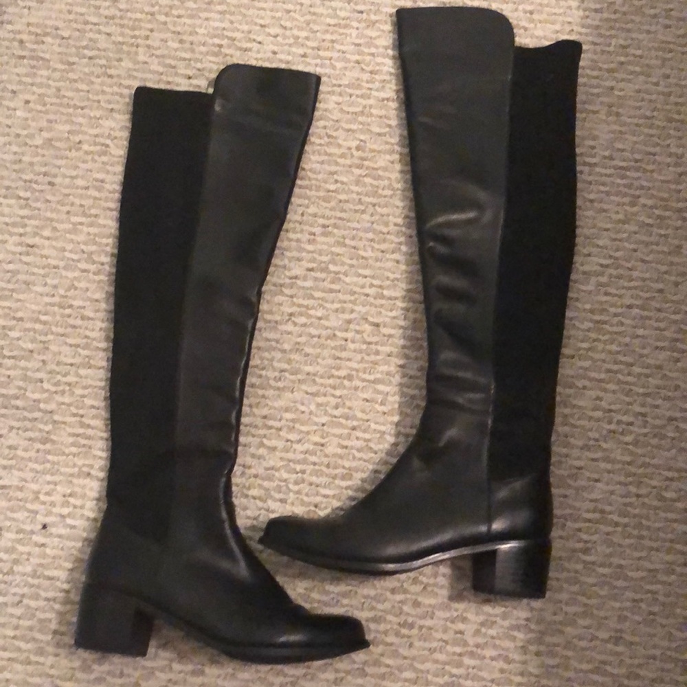 Jo Merced over the knee leather boots. 39 Black.